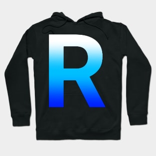 Blue Letter R Hoodie